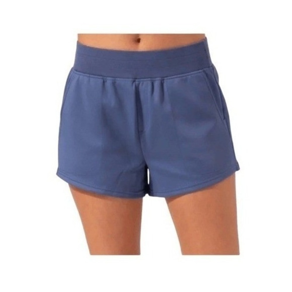Threads 4 Thought Ellory Track Shorts‎ Blue Tricot Knit Athletic Pull-On M